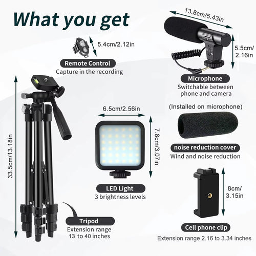 CreatorKit Pro™ — Portable All-In-One Vlogging Kit